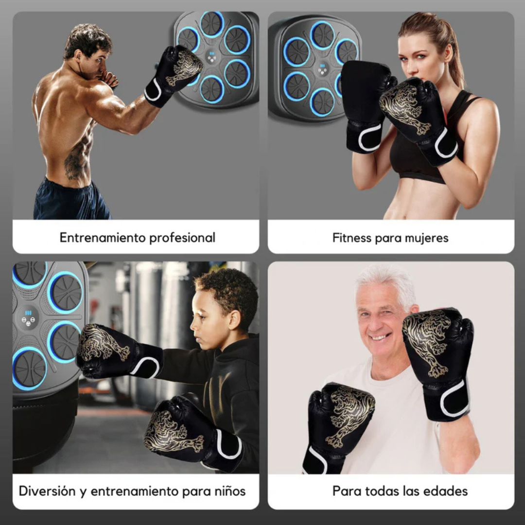 Máquina de boxeo musical con guantes de boxeo - BeatBox® 3.0