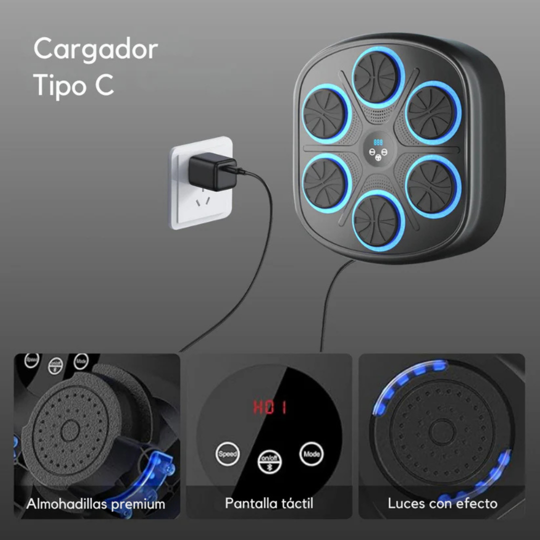 Máquina de boxeo musical con guantes de boxeo - BeatBox® 3.0